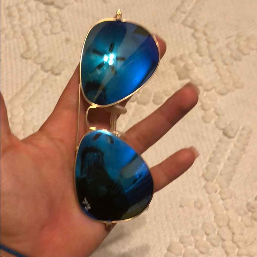 Authentic Blue Rayban Aviators - image 2